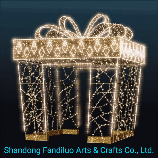 3D Modeling Theme Spherical Christmas Lights Holiday Outdoor Walking Arch LED Christmas Ball Theme Lights